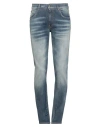 B-used Man Jeans Blue Size 30 Cotton, Elastane In Blue