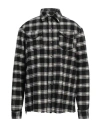 B-used Man Shirt Black Size M Cotton