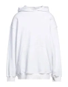 B-used Man Sweatshirt White Size L Cotton