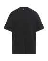 B-used Man T-shirt Black Size Xl Cotton In Black
