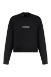 B1 Archive Cotton Crew-neck Sweatshirt In Black