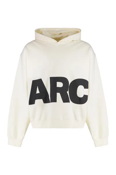 B1 Archive Cotton Hoodie In White