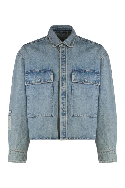 B1 Archive Overshirt In Denim In Blue