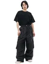 B1archive Black Cargo Trousers In Black