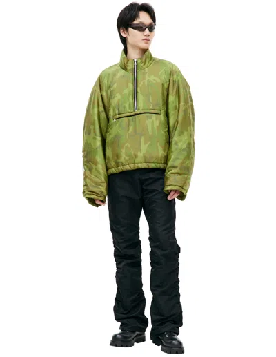 B1archive Camo Anorak Jacket In Green