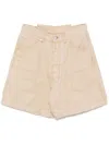 B1archive Khaki Carpenter Shorts In Neutrals