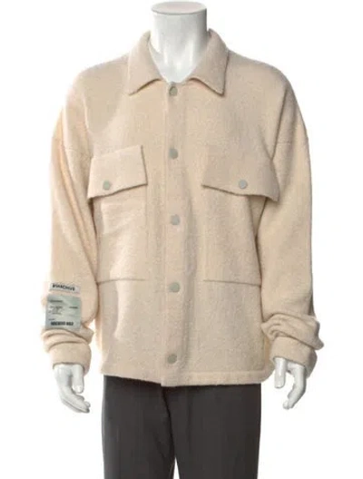 Pre-owned B1archive Collar Long Sleeve Polo Sweater W/ Tags In Neutral