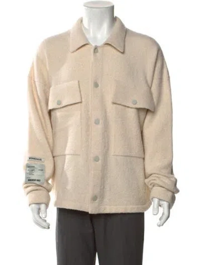 Pre-owned B1archive Collar Long Sleeve Polo Sweater W/ Tags In Neutral