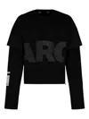 B1archive Double-layer Logo-print T-shirt In Black