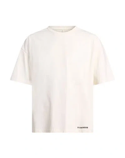 B1archive Man T-shirt Ivory Size M Cotton In White