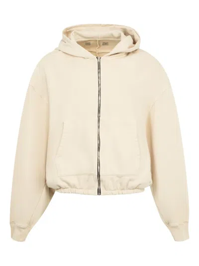 B1archive Zip-up Hoodie In Neutral