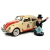 B2b Replicas 1-18 Scale Auto World Monopoly Model Car For 1963 Volkswagen Beetle, Yellow