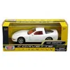 B2b Replicas 1 By 24 Scale Motormax - 1997 Chevrolet Corvette C5 Model Car In Whtie With Red Interior History Of 