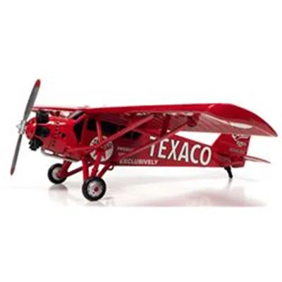 B2b Replicas 1 By 38 Scale Round 2 - Texaco - 1929 Curtiss Robin Model Airplane, Red
