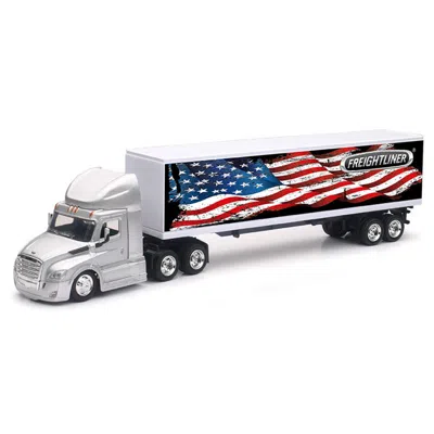 B2b Replicas 16093 Freightliner Cascadia With Patriotic Graphics Cab