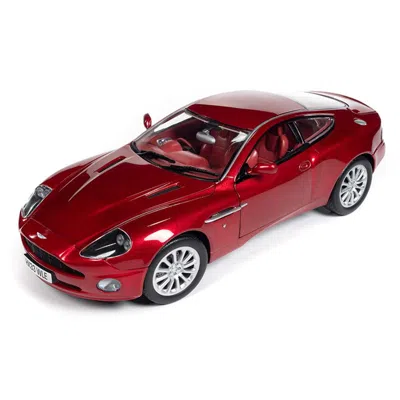 B2b Replicas Auto World 2005 Aston Martin V12 Vanquish Diecast Model Car Toro Red