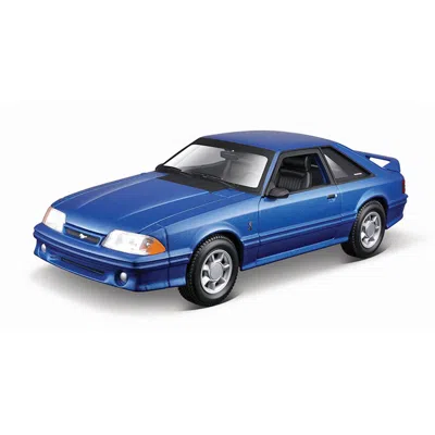B2b Replicas B2breplicas 1-24 Scale Maisto - Svt Cobra Diecast Model Car For 1993 Ford Mustang Metallic Blue