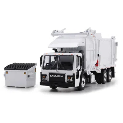 B2b Replicas B2breplicas 1-64 Scale Dcp - Mack Lr Refuse Model Truck With Mcneilus Meridian Front Loader & Trash