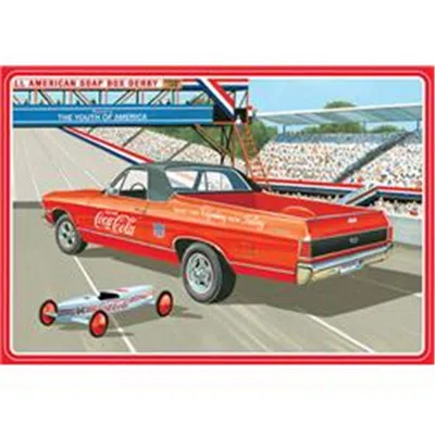 B2b Replicas B2breplicas Coca-cola Amt Car Model For 1968 Chevy El Camino Ss