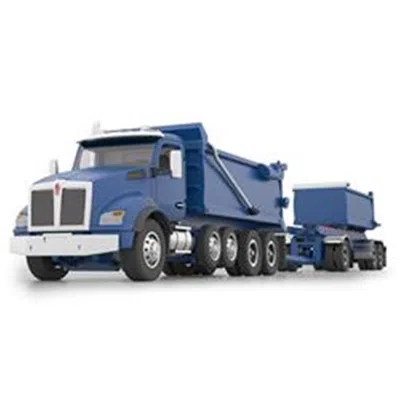B2b Replicas B2breplicas Die Cast Promotions Truck Model For Kenworth T880 Rogue Dump Truck & Rogue Transfer Dump