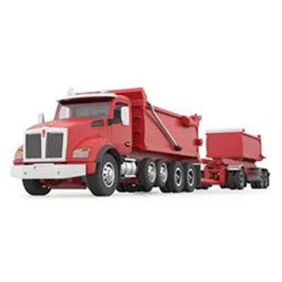 B2b Replicas B2breplicas Die Cast Promotions Truck Model For Kenworth T880 Rogue Dump Truck & Rogue Transfer Dump