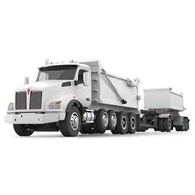 B2b Replicas B2breplicas Die Cast Promotions Truck Model For Kenworth T880 Rogue Dump Truck & Rogue Transfer Dump