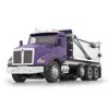 B2b Replicas B2breplicas Die Cast Promotions Truck Model For Kenworth T880 Rogue Dump Truck Purple & Chrome