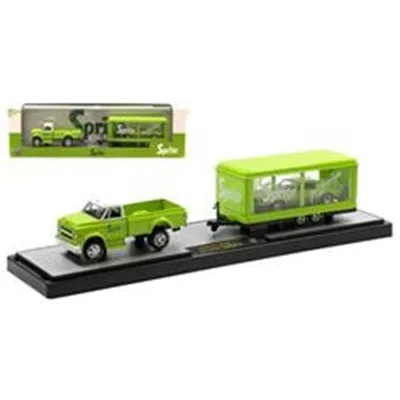B2b Replicas B2breplicas M2machines Sprite Truck With Ss 396 Auto-haulers Release Tw08 For 1970 Chevrolet C60 & 1