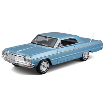 B2b Replicas B2breplicas Maisto 1964 Chevrolet Impala Car Model Kit Blue
