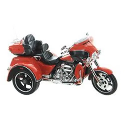 B2b Replicas B2breplicas Maisto Tri-glide Motorcycle For 2021 Harley-davidson Cvo Orange & Black