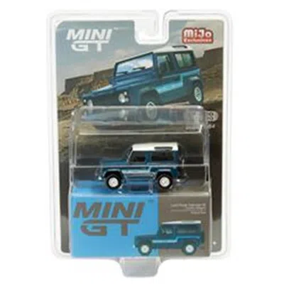 B2b Replicas B2breplicas Mini Gt Car Model For Land Rover Defender 90 County Wagon, Stratos Blue