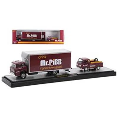 B2b Replicas Coca-cola Auto-haulers Release 2 Diecast Truck Sets For 1966 Ford C-950 & 1964 Ford Econoline