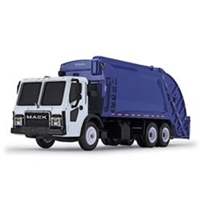 B2b Replicas First Gear - Mack Lr Refuse Truck White & Blue