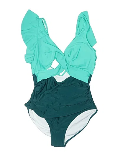 Pre-owned B2prity One Piece Swimsuit In Blue