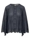 BA&AMP;SH BLOUSE WITH ENGLISH EMBROIDERY