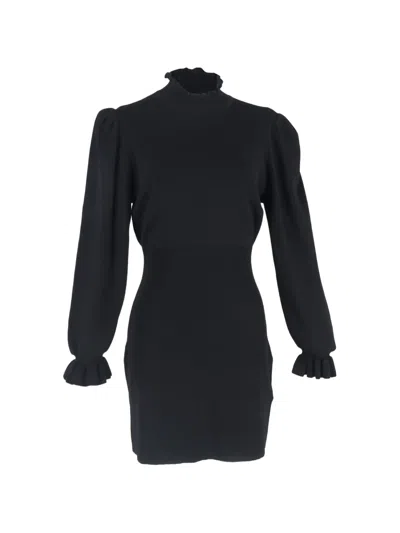 Pre-owned Ba&sh 2025 Sancie Mini Dress In Black