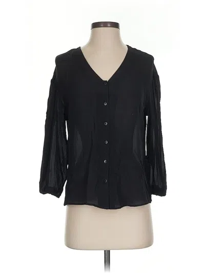 Pre-owned Ba&sh 3/4 Sleeve Blouse In Black