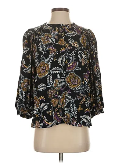 Pre-owned Ba&sh 3/4 Sleeve Blouse In Black