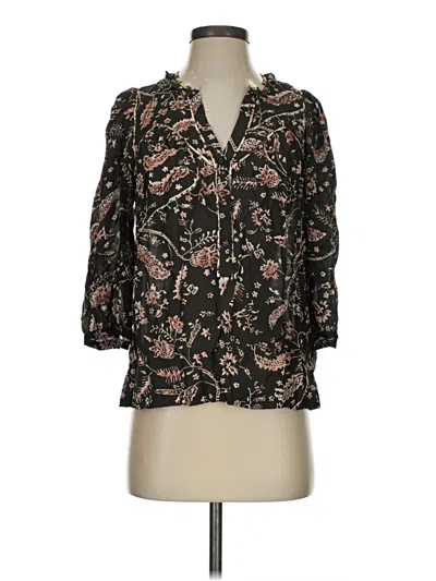 Pre-owned Ba&sh 3/4 Sleeve Blouse In Black