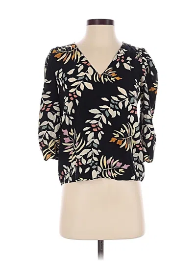 Pre-owned Ba&sh 3/4 Sleeve Blouse In Black