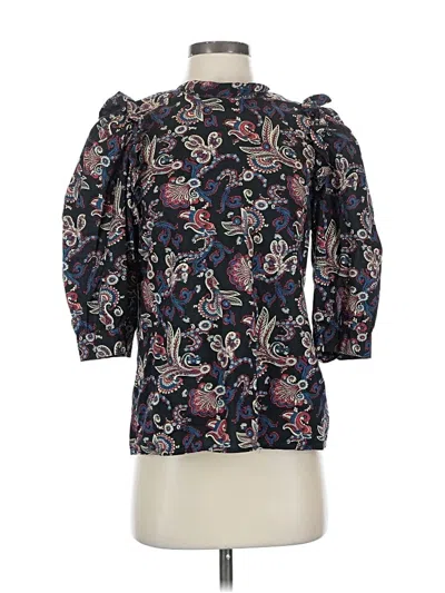 Pre-owned Ba&sh 3/4 Sleeve Blouse In Blue