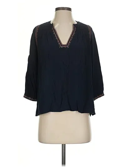 Pre-owned Ba&sh 3/4 Sleeve Blouse In Blue
