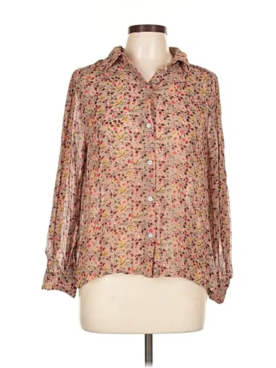Pre-owned Ba&sh 3/4 Sleeve Blouse In Brown
