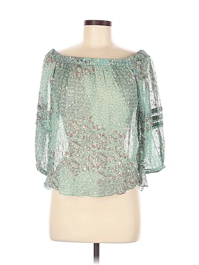 Pre-owned Ba&sh 3/4 Sleeve Blouse In Green