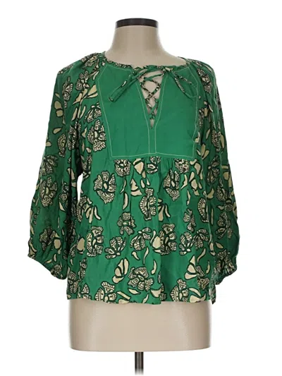 Pre-owned Ba&sh 3/4 Sleeve Blouse In Green