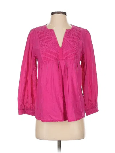 Pre-owned Ba&sh 3/4 Sleeve Blouse In Pink