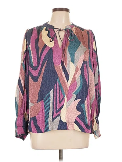 Pre-owned Ba&sh 3/4 Sleeve Blouse In Purple