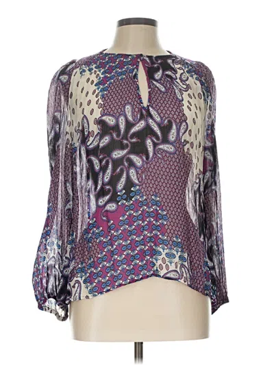 Pre-owned Ba&sh 3/4 Sleeve Blouse In Purple