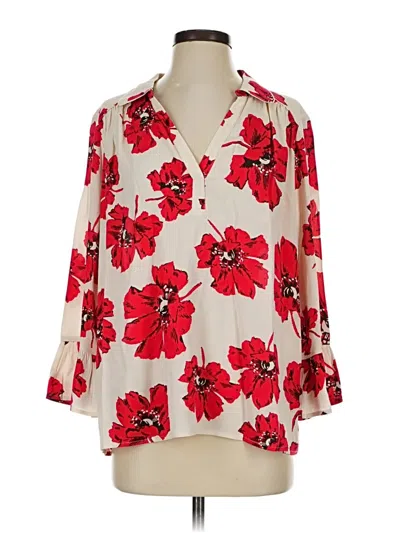 Pre-owned Ba&sh 3/4 Sleeve Blouse In Red