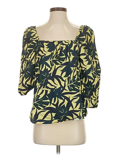 Pre-owned Ba&sh 3/4 Sleeve Blouse In Yellow